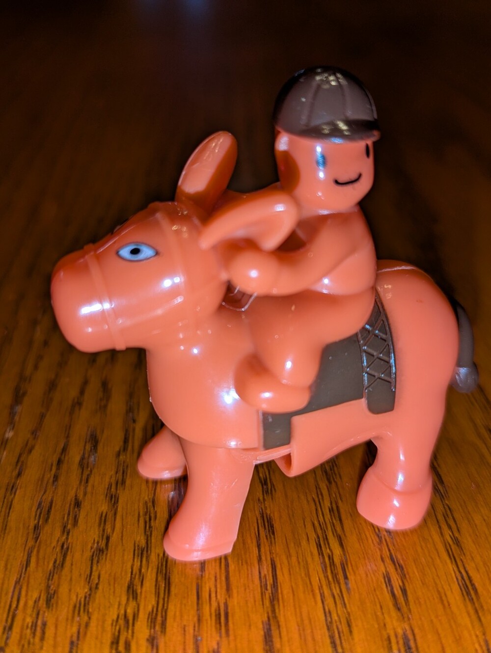 Jockey Wind-up Action Figure Toy